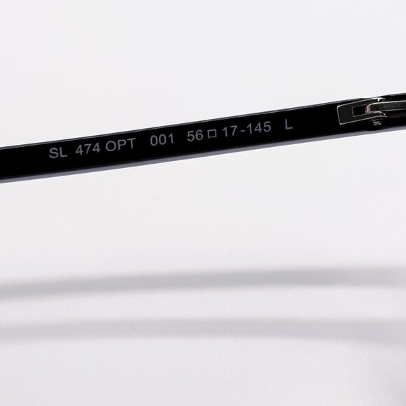 NEW SAINT LAURENT SL474 OPT 001 BLACK WOMEN EYEGLASSES SAINT LAURENT - Picture 8 of 11